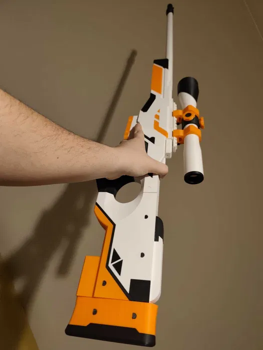 AWP Asiimov Replika 1:1 + 50x samolepka CS2