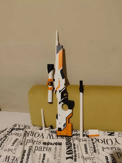 AWP Asiimov Replika 1:1 + 50x samolepka CS2