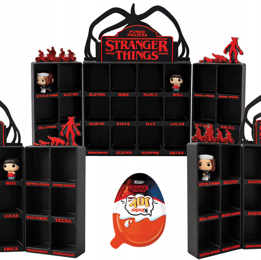 Police Stranger Things na figurky Kinder Joy Funko V4
