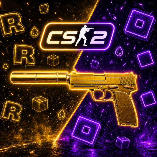LIMITOWANY USP-S GOLD Z TŁUMIKIEM Z CS2 CSGO