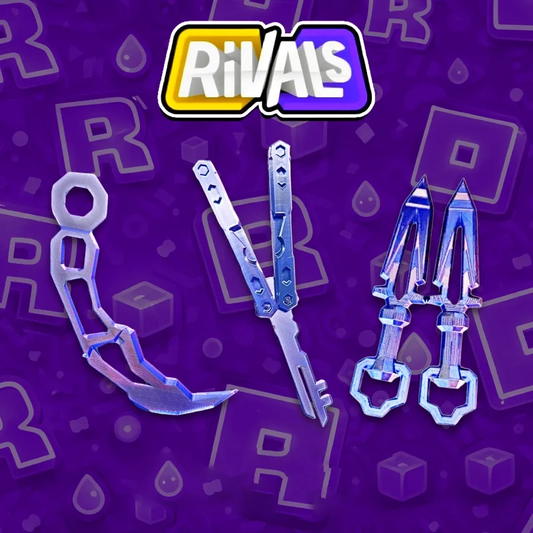 ZESTAW FANA RIVALS - KEYRAMBIT, KEYLISONG I KEYNAIS Z Rivals Roblox