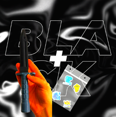 Nůž Karambit CS2 + 5x nálepka CS2