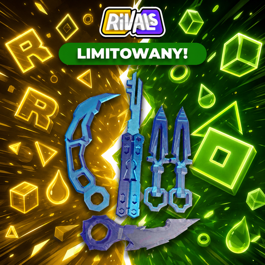 Limitowany Zestaw Keyrambit, Keylisong Keynais Goblin Glass Shard Dark Rivals Roblox